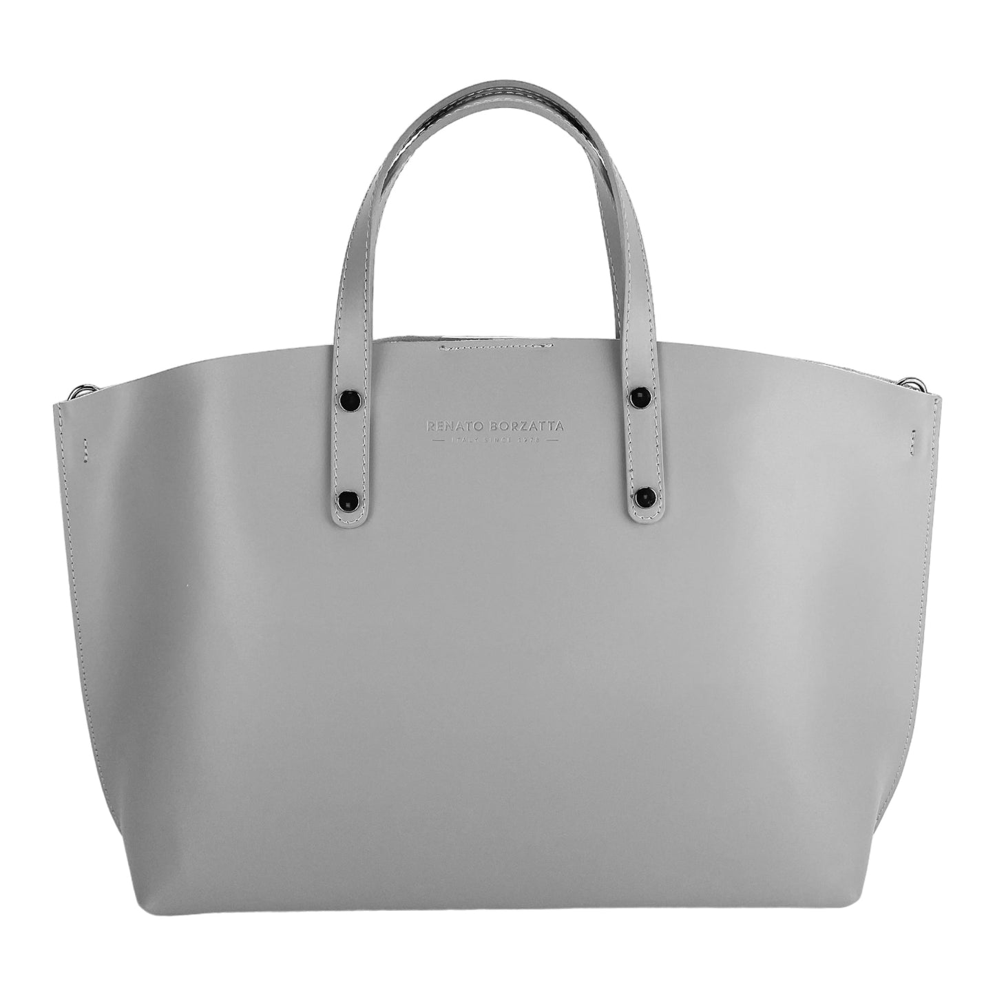 Borsa Donna a Mano in Vera Pelle Made in Italy con tracolla removibile